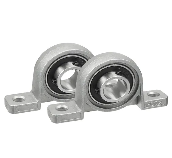 uxcell 1pcs KP002 15mm Bore Zinc Alloy Inner Ball Mounted Pillow Block Insert Bearing