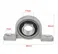 uxcell 1pcs KP003 17mm Bore Zinc Alloy Inner Ball Mounted Pillow Block Insert Bearing