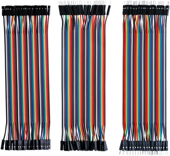 Elegoo EL-CP-004 120pcs Multicolored Dupont Wire 40pin Male to Female, 40pin Male to Male, 40pin Female to Female Breadboard Jumper Wires Ribbon Cables Kit for arduino Elegoo EL-CP-004 120pcs Multicolored Dupont Wire 40pin Male to Female, 40pin Male to Male, 40pin Female to Female Breadboard Jumper Wires Ribbon Cables Kit for arduino