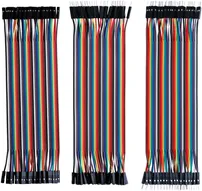 Elegoo EL-CP-004 120pcs Multicolored Dupont Wire 40pin Male to Female, 40pin Male to Male, 40pin Female to Female Breadboard Jumper Wires Ribbon Cables Kit for arduino Elegoo EL-CP-004 120pcs Multicolored Dupont Wire 40pin Male to Female, 40pin Male to Male, 40pin Female to Female Breadboard Jumper Wires Ribbon Cables Kit for arduino