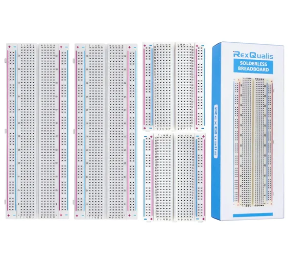 1PCS Breadboard 830 Point Solderless Breadboard for Arduino Proto Shield Distribution Connecting Blocks 1PCS Breadboard 830 Point Solderless Breadboard for Arduino Proto Shield Distribution Connecting Blocks