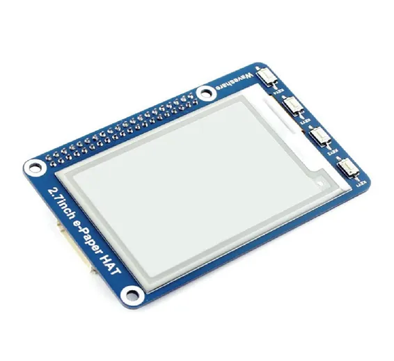 264x176 Resolution 2.7 Inch e-Paper LCD Display Module for Raspberry Pi