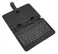 Leather Cover Case With Removable USB Keyboard With Stand For Tablet And PC