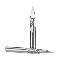 CNC Router Bit 6mm 2 Flute Spiral Pyramid Engraving Bits CNC Router Bit 6mm 2 Flute Spiral Pyramid Engraving Bits