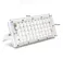 50W 50 LED White Shell Waterproof Flood Light