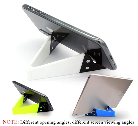 V Shaped Fold able Universal Mobile Phone Tablet PC Stand Holder Pocket-Sized Kickstand for Desk V Shaped Fold able Universal Mobile Phone Tablet PC Stand Holder Pocket-Sized Kickstand for Desk