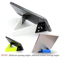V Shaped Fold able Universal Mobile Phone Tablet PC Stand Holder Pocket-Sized Kickstand for Desk V Shaped Fold able Universal Mobile Phone Tablet PC Stand Holder Pocket-Sized Kickstand for Desk