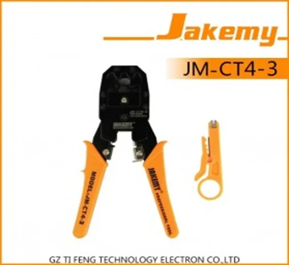 JM-CT4-3 RJ45 RJ11 RJ12 CAT5 Cat5e Portable LAN Network Crimper Plug Pliers Set With Wire Stripper Cutter Pliers Tool Kit JM-CT4-3 RJ45 RJ11 RJ12 CAT5 Cat5e Portable LAN Network Crimper Plug Pliers Set With Wire Stripper Cutter Pliers Tool Kit