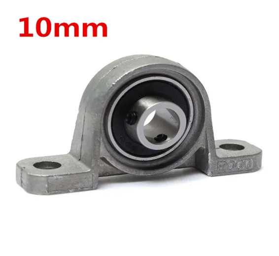 Ball Bearing 10mm Bore Diameter Zinc Alloy Pillow Block Mounted Ball Bearing KP000