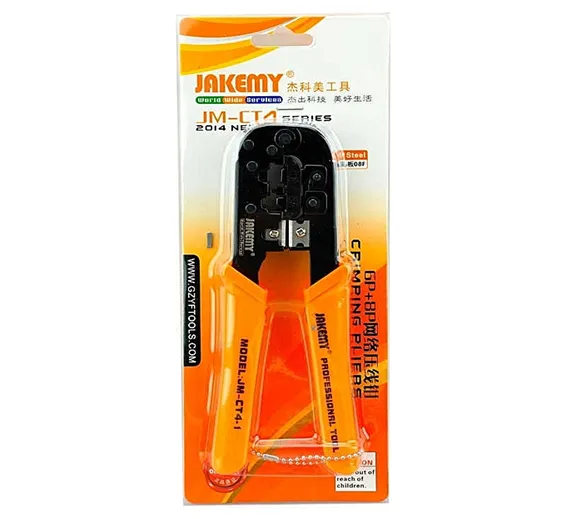 JM-CT4-1 6P 8P Ethernet Internet Cable Crimping Tool Wire Cutting Pliers tool kit Network repair hand tools