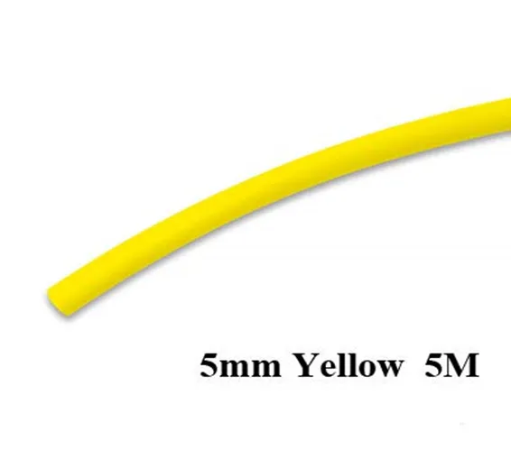 5mm Heat Shrink Sleeve Yellow Colour (5 meter)