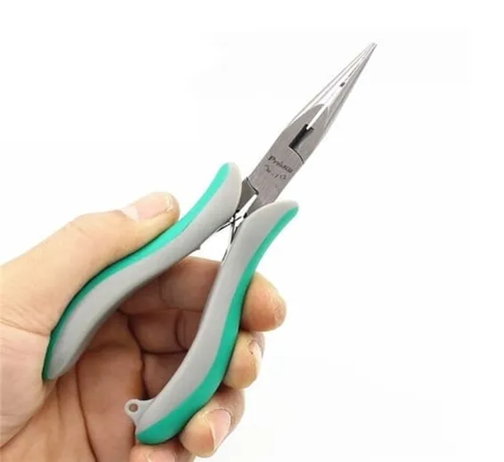 ProsKit 155mm Extra Long Nose Pliers PM-712 ProsKit 155mm Extra Long Nose Pliers PM-712