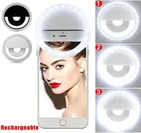 36 LED Selfie Ring Light, USB Rechargeable Clip On Cell Phone Camera Light 36 LED Selfie Ring Light, USB Rechargeable Clip On Cell Phone Camera Light