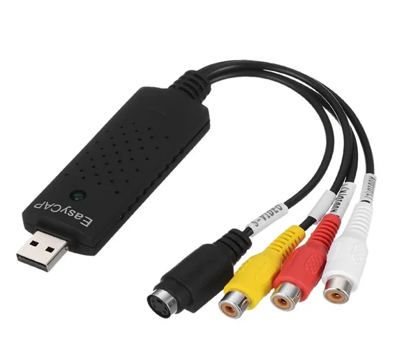 USB 2.0 Easycap 4 Channel DVR CCTV Camera Audio Video USB 2.0 Easycap 4 Channel DVR CCTV Camera Audio Video
