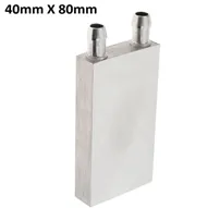 Aluminium Water Cooling Block 40mm X 80mm For Liquid Water Cooler Heat Sink system Aluminium Water Cooling Block 40mm X 80mm For Liquid Water Cooler Heat Sink system