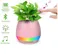 Smart Music Flowerpot Bluetooth Speaker With Colorful LED