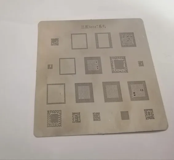 IC Chip BGA Reballing Stencil Kits Set Solder Template for Samsung Note 7