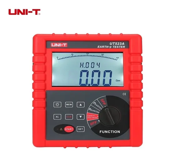 UNI T UT523A 4 Pole Soil Resistance Earth Tester Meter UNI T UT523A 4 Pole Soil Resistance Earth Tester Meter