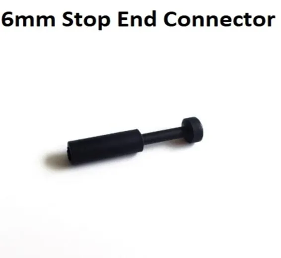 Push Fit Stop End 6mm Tube Plug End Connector S265
