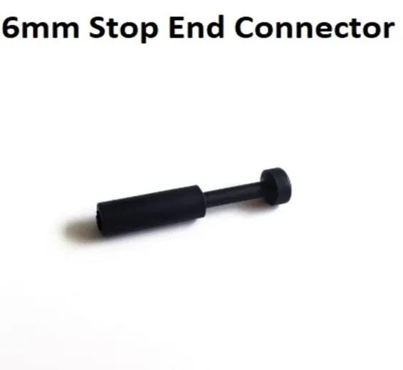 Push Fit Stop End 6mm Tube Plug End Connector S265 Push Fit Stop End 6mm Tube Plug End Connector S265