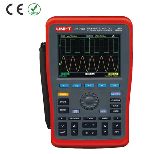 Handheld Digital Storage Oscilloscope DSO UNI T UTD1202C Handheld Digital Storage Oscilloscope DSO UNI T UTD1202C