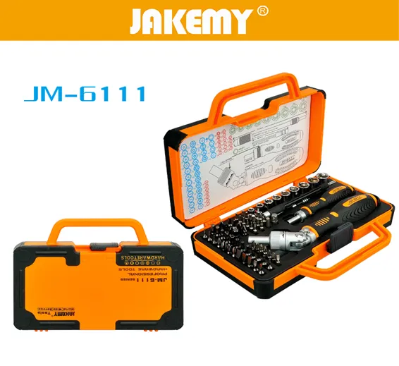 JM-6112 69 in 1 Screwdriver Ratchet Hand-tools Suite Furniture Computer Electrical maintenance Tools