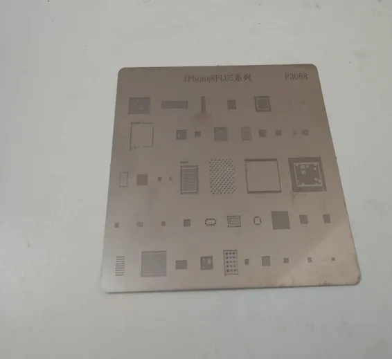 P3068 IC Chip BGA Reballing Stencil Kits Set Solder Template Multi-Function CPU Tin Steel Net For I Phone 8 Plus