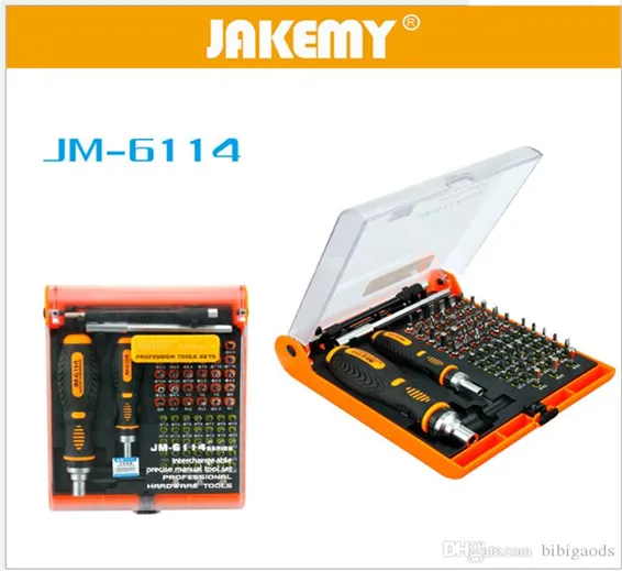 JM-6114 70 in 1 Screwdriver Ratchet Hand-tools Suite Furniture Computer Electrical maintenance Tools