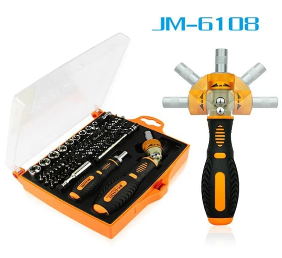 JM-6108 79 in 1 Screwdriver Ratchet Hand-tools Suite Furniture Computer Electrical maintenance Tools