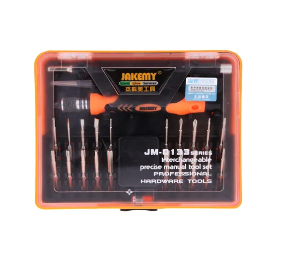 JAKEMY JM-8133 23 in 1 Screwdriver Ratchet Hand-tools Suite Furniture Computer Electrical maintenance Tools JAKEMY JM-8133 23 in 1 Screwdriver Ratchet Hand-tools Suite Furniture Computer Electrical maintenance Tools