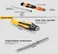 JM-6110 71 in 1 Screwdriver Ratchet Hand-tools Suite Furniture Computer Electrical maintenance Tools