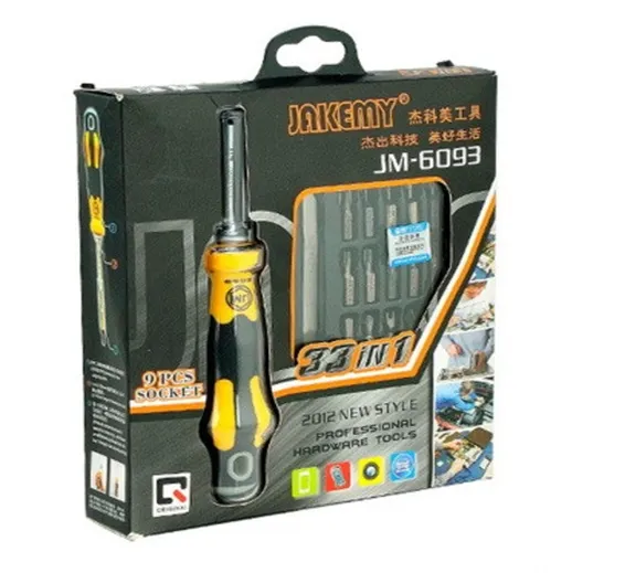 JM-6093 33 in 1 Multi-functional Screwdriver Hand Tool Set Household