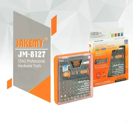 JAKEMY JM-8127 53in 1 Screwdriver Ratchet Hand-tools Suite Furniture Computer Electrical maintenance Tools JAKEMY JM-8127 53in 1 Screwdriver Ratchet Hand-tools Suite Furniture Computer Electrical maintenance Tools