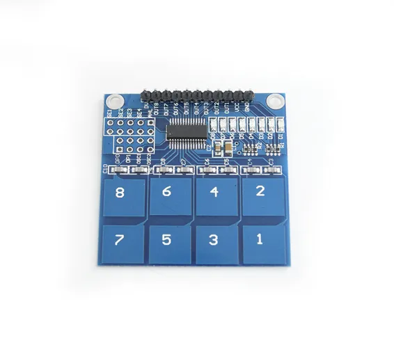 TTP226 8 Channel Digital Capacitive Touch Sensor Module TTP226 8 Channel Digital Capacitive Touch Sensor Module