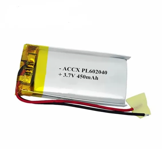 3.7V 450mAh li-ion Battery
