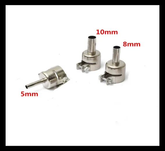 3pcs Heat Gun Nozzle Hot Air Soldering Station Gun Mouth 3pcs Heat Gun Nozzle Hot Air Soldering Station Gun Mouth