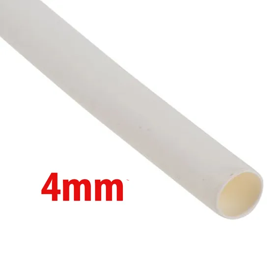 4mm White Color Heat Shrinkable Sleeve