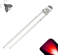 Round top Red Fading LED 3mm Round top Red Fading LED 3mm