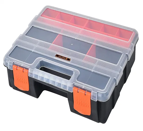 Hardware & Parts Organizers Black/Orange Multi functional Plastic Large Storage Box Hardware & Parts Organizers Black/Orange Multi functional Plastic Large Storage Box