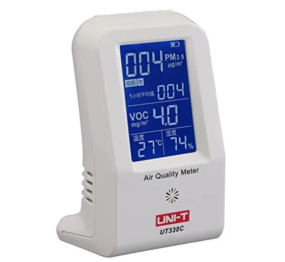 UNI-T UT338C Meter PM2.5 Air Quality Humidity Detector Temperature Monitor with Back light