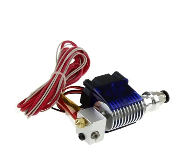 3D V6 J head All metal hotend Bowden long distance Extruder with cooling fan for 1.75/3mm 12V 0.4mm Nozzle