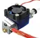 3D V6 J head All metal hotend Bowden long distance Extruder with cooling fan for 1.75/3mm 12V 0.4mm Nozzle