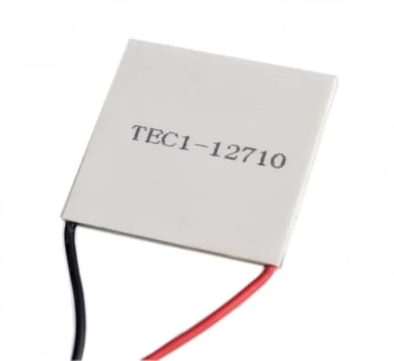 Thermoelectric Cooler Peltier Module TEC1 12710 12VDC 10A 40x40x3.2mm Thermoelectric Cooler Peltier Module TEC1 12710 12VDC 10A 40x40x3.2mm