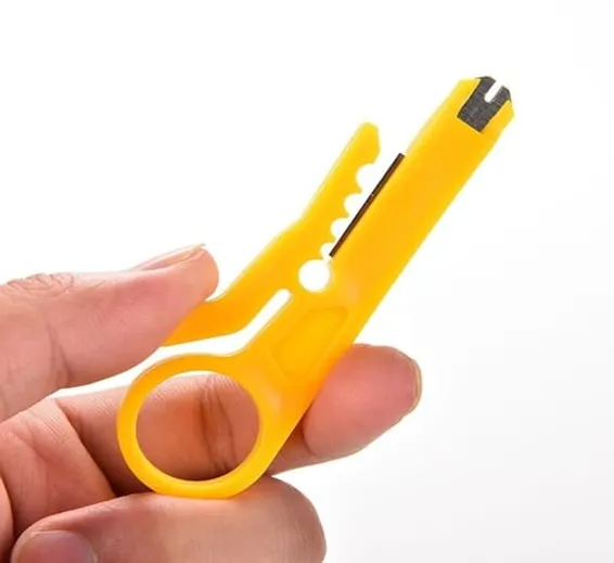 Portable Mini Wire Stripper Flat Nose Cable Cutter