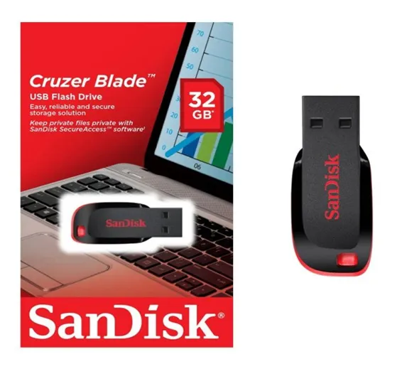 SanDisk Cruzer Blade 32GB USB 2.0 Flash Drive in Pakistan