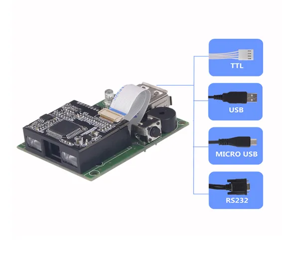 Wired CCD Barcode Scanner Module
