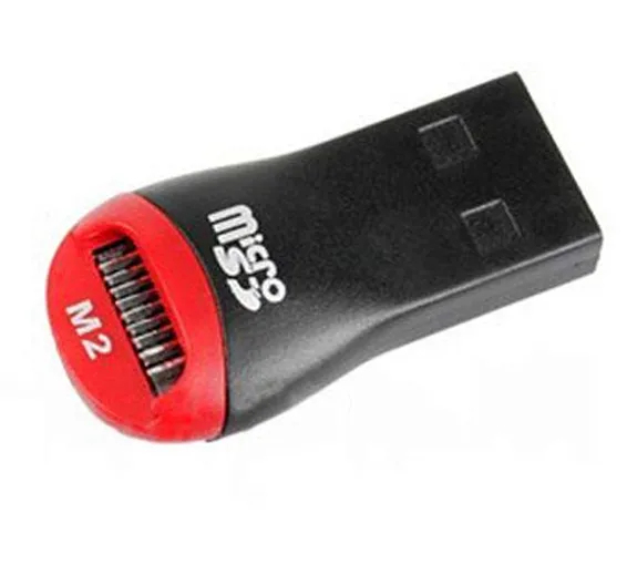 High Speed Card Reader Black Color Red Accent