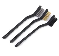 3Pcs Wire Brush Stainless Steel Nylon Brass Wire Brushes Cleaning Rust Kit Polishing Metal Rust Clean Tools