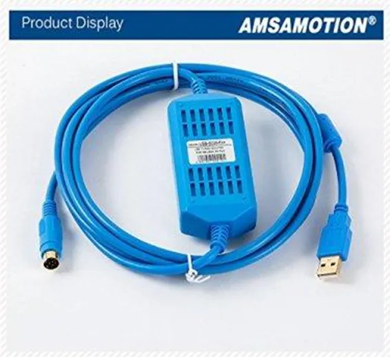 Amsamotion USB-SC09-FX Isolated Communication Cable Suitable Mitsubishi FX Series PLC Programming Cable