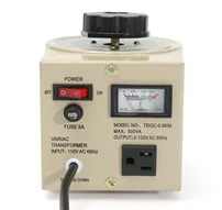 TDGC-0.5KVA 500VA Variac 0-130V AC Transformer Voltage Regulator